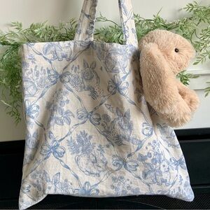 Jellycat Smudge Rabbit and bunny tote bag gift set
